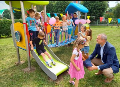 Nowe atrakcje w ogrodzie przedszkolnym Jedyneczki
